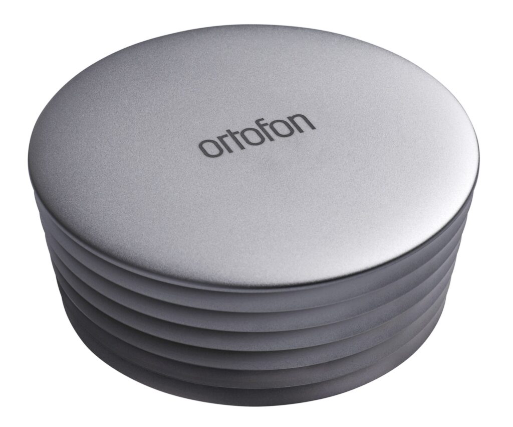 Ortofon Record LP stabilizer  / aandruk gewicht - heavy 350 gram zilver