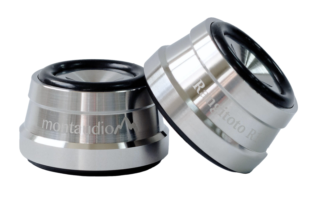 Montaudio RANGITOTO R1 Premium isolatievoeten / ontkoppelaars voor audiocomponenten, platenspelers of luidsprekers per 4 stuks