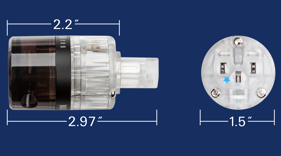 WattGate 350 Evolution (RH) Rhodium uitgevoerd in zwart - IEC C13 netstekker 10A - Afbeelding 6