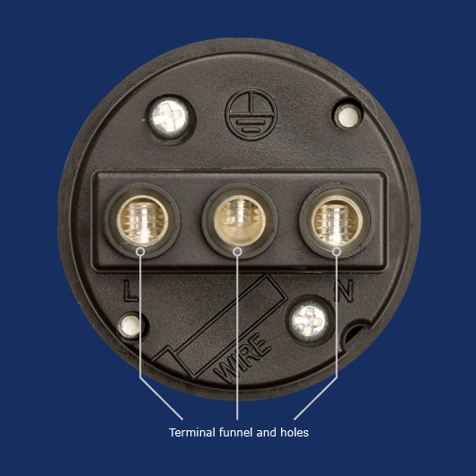 WattGate 390i Classic (RH) Rhodium uitgevoerd in zwart 16A - Schuko netstekker - Afbeelding 3