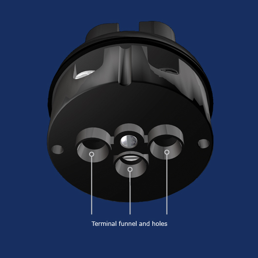 WattGate 350i HC Classic (RH) Rhodium uitgevoerd in zwart - IEC C19 netstekker 16A - Afbeelding 3