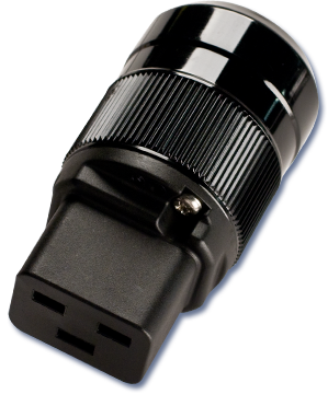 WattGate 320i HC Classic (CU) Koper uitgevoerd in zwart - IEC C19 netstekker 16A