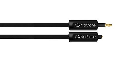 NorStone Arran Toslink to Mini-Toslink Optische kabel met gold-plated connectoren 0,75 meter - Afbeelding 3