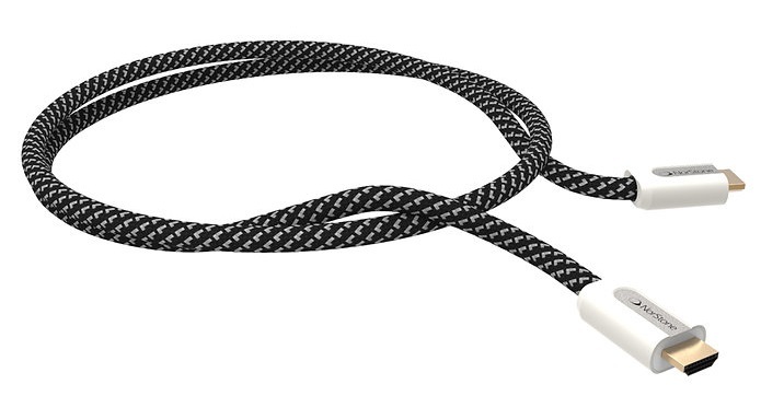 NorStone Jura HDMI-kabel 2.0 ARC UHD/4K 60Hz HDR / 18 Gb 3840/2160 OFC copper 99.999% + 5% silver vanaf 0,75 meter