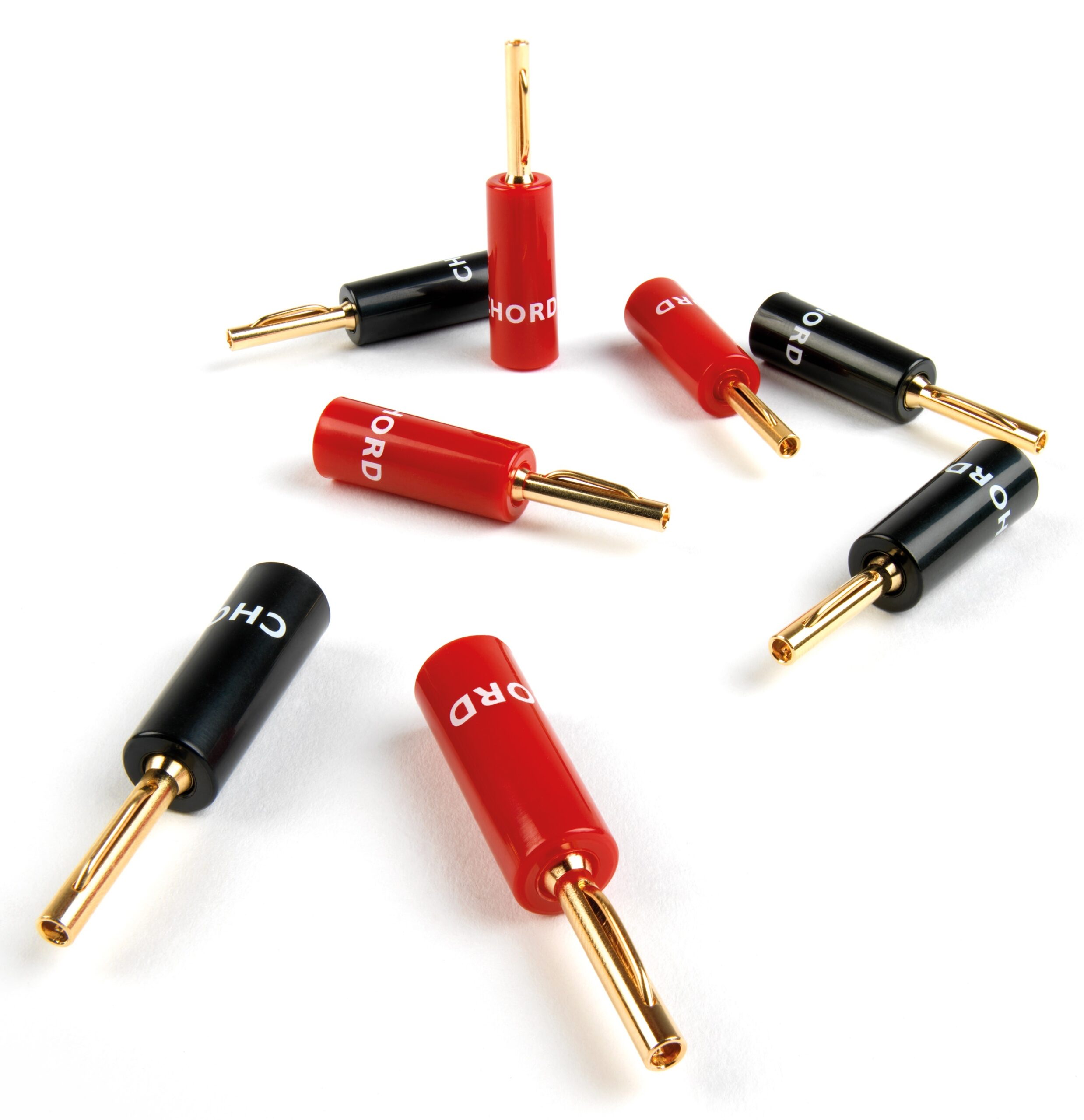 Chord Company Banaanpluggen gold-plated tot 4 mm² schroefmontage per set 4 stuks - Afbeelding 2