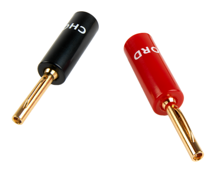 Chord Company Banaanpluggen gold-plated tot 4 mm² schroefmontage per set 4 stuks - Afbeelding 3