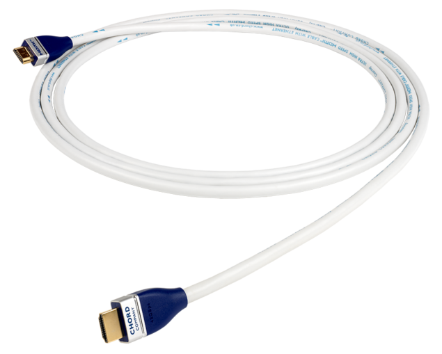 Chord Company Clearway HDMI-kabel 2.1 48GBps bandwidth / 10K at 30Hz / 8K at 60Hz HDR HDCP2.2  vanaf 0,75 meter