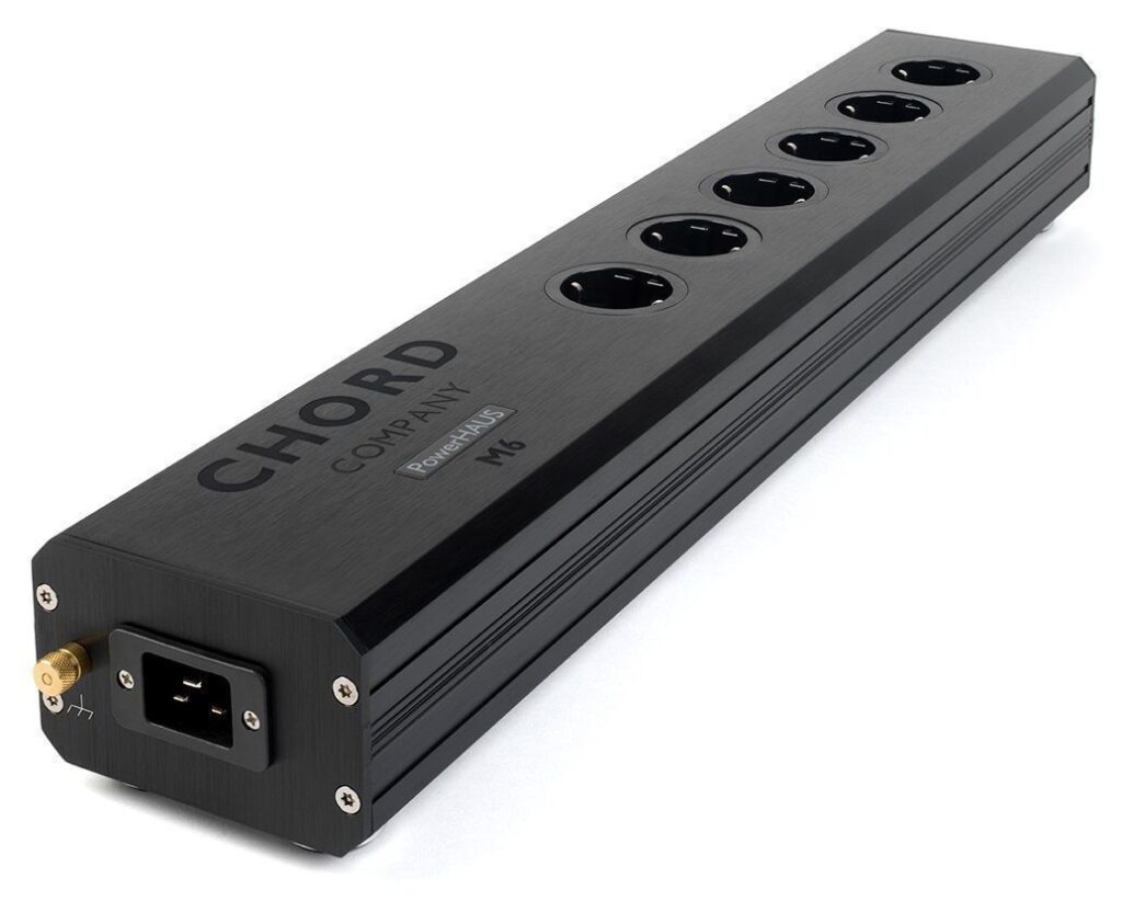 Chord Company PowerHAUS M6 high end netverdeelblok / stekkerblok 6 x schuko met C19 - 16AMP aansluiting