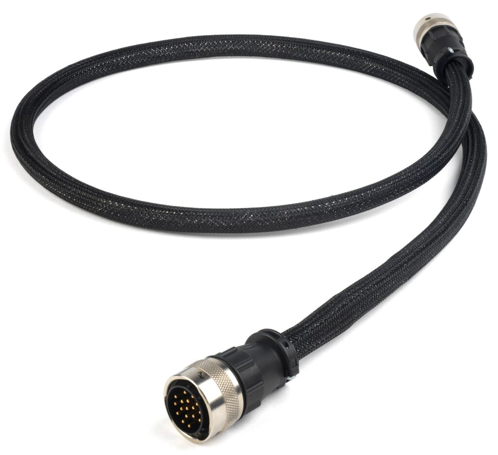 Chord Company ChordBurndy Cable X (XLPE) SNAXO - S-Line (17pin) single voedingskabel upgrade voor NAIM Audio 1,23 meter