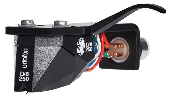 Ortofon 2M Black LVB250 premounted Naakt Fineline Diamand MM-element voorgemonteerd op SH-4 Black headshell