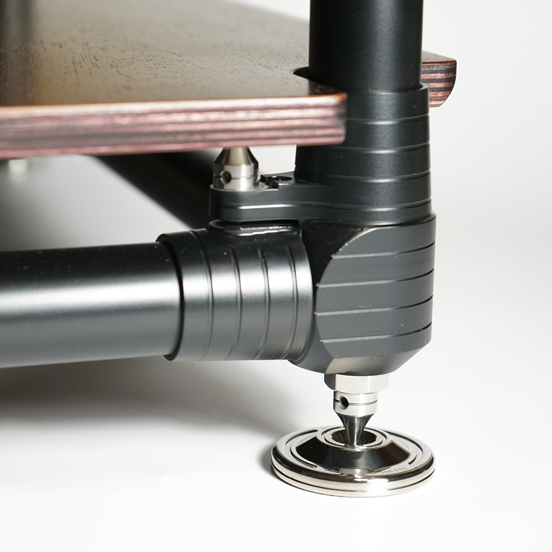 Chord Company Silent Mount SM5TX Spike protector high end onderlegringen voor betere resonantiecontrole Titanium 50 mm x 4 mm uitgevoerd in zwart per set 4 stuks - Afbeelding 4