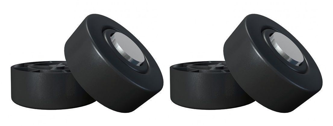 Soundcare Spiked Feet All-in-One SuperSpike in voet ontkoppelaars voor audiocomponenten in chroom-zwart per 4 stuks - Afbeelding 2