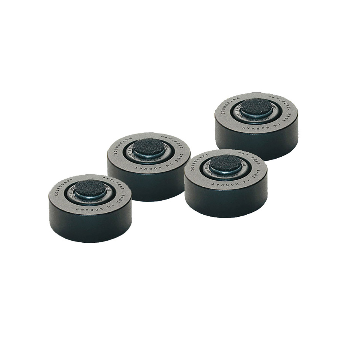 Soundcare Spiked Feet All-in-One SuperSpike in voet ontkoppelaars voor audiocomponenten in chroom-zwart per 4 stuks - Afbeelding 3