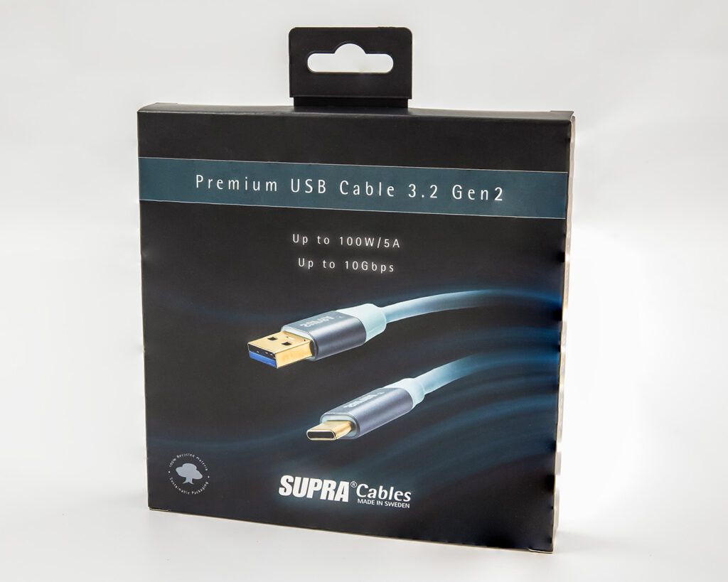 Supra USB 3.2 C-C Blue super high speed 10 Gbps vergulde connectoren vanaf 1,0 meter - Afbeelding 6