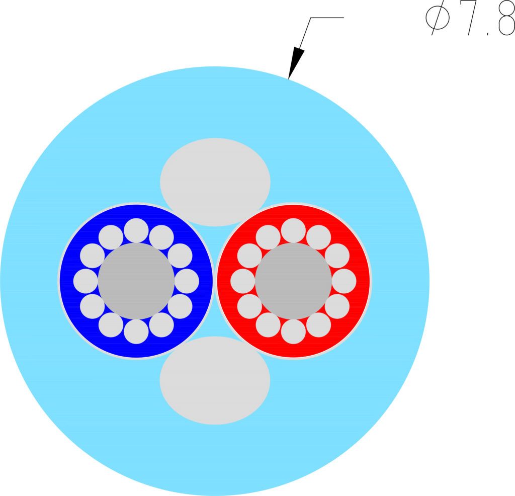 Supra EFF-ISL Audio RCA interlink verzilverde geleiders 1x3x0.46mm2 AWG 21 met hoogwaardige PPSL locking vergulde 24K connectoren stereoset 2 stuks vanaf 1,0 meter - Afbeelding 4
