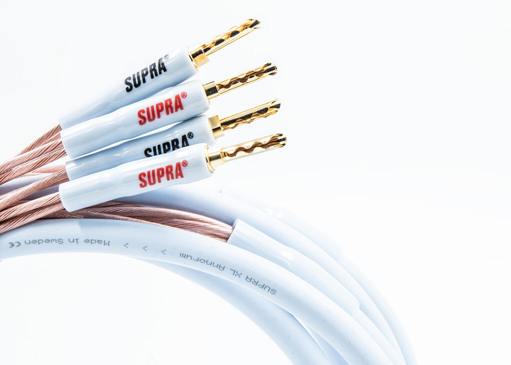 Supra XL Annorum Combicon BI-AMP luidsprekerkabel 2 x 3,2 mm2 AWG15 inclusief verwisselbare vergulde banaanpluggen + spades stereoset 2 stuks vanaf 2,0 meter - Afbeelding 6