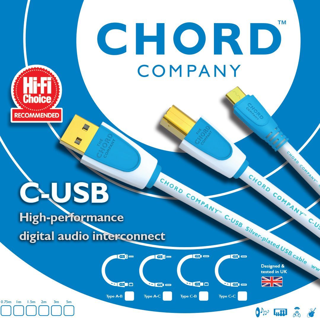 Chord Company C-USB A-C / C-C / C-B vanaf 0,5 meter - Afbeelding 4
