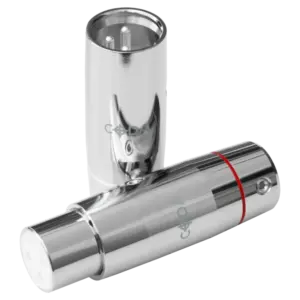ETI Research CODA Serie massief 99,99% puur zilveren XLR-connector tot Ø12mm per stuk