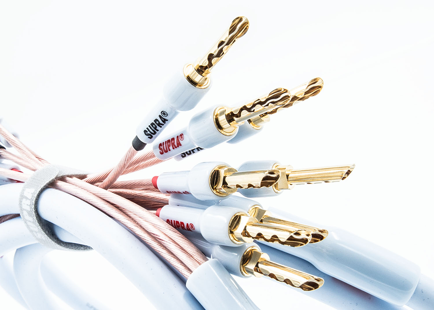 Supra XL Annorum Combicon BI-AMP luidsprekerkabel 2 x 3,2 mm2 AWG15 inclusief verwisselbare vergulde banaanpluggen + spades stereoset 2 stuks vanaf 2,0 meter - Afbeelding 3