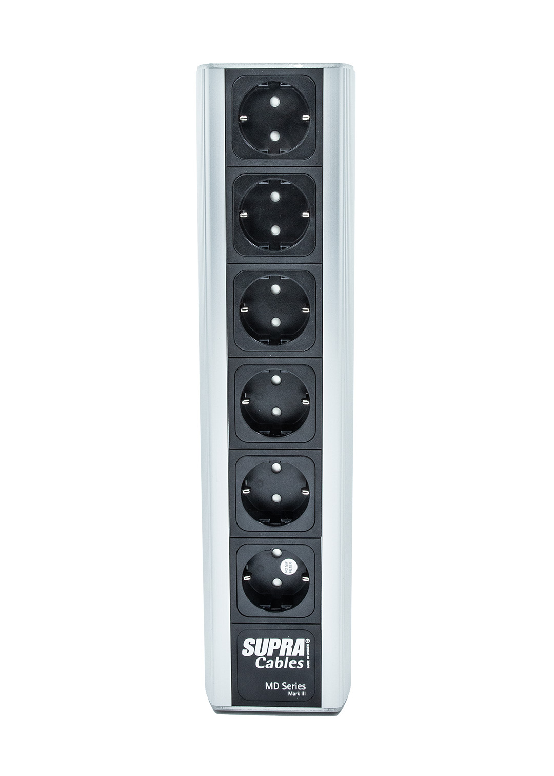 Supra MD 06 EU afgeschermd stekkerblok met Non-Intrusive Filtering (NIF) 6 x schuko met C13 - 10A aansluiting - Afbeelding 4