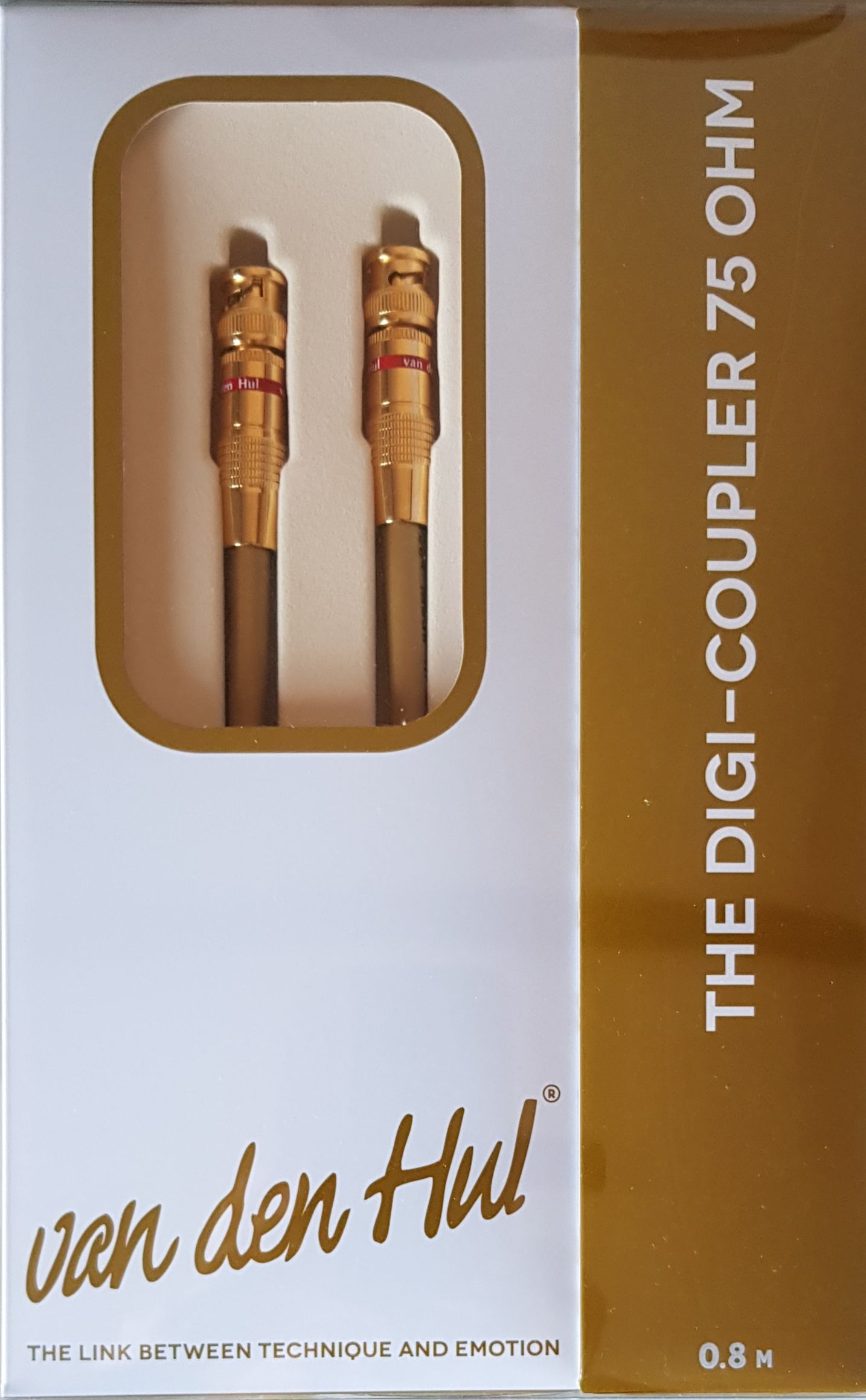 Van den Hul The MC Digi-coupler 75 Ohm digitale BNC coaxiale interconnect single vanaf 0,8 meter - Afbeelding 5