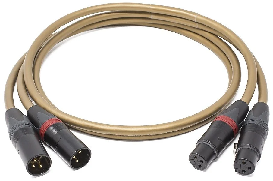 Van den Hul The Integration Hybrid XLR Interlink stereoset 2 stuks vanaf 0,8 meter