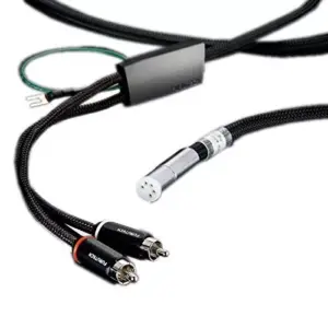 Furutech AG-12 Tone Arm Cable 5-pins DIN naar 2 x RCA 1,2 meter