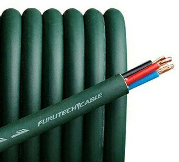 FURUTECH µ-4.1T Bi-Wire luidsprekerkabel OFC koper 1.87mm² AWG 13 onafgewerkt per meter