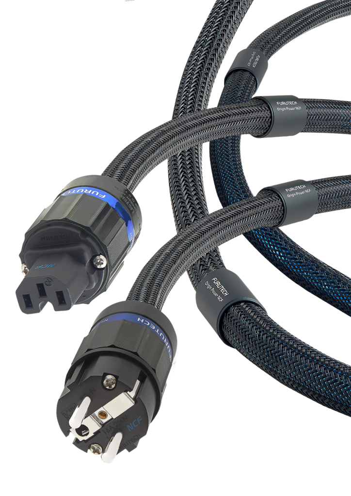 Furutech Origin Power NCF (R) voedingskabel met Rhodium-plated geleiders AWG 9 lengte 1,8 meter