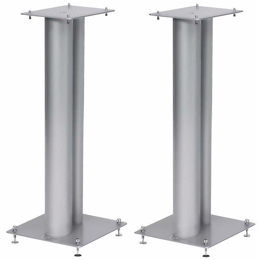 NorStone luidsprekerstand Stylum 2 zilver hoogte 58,5 cm. per set 2 stuks