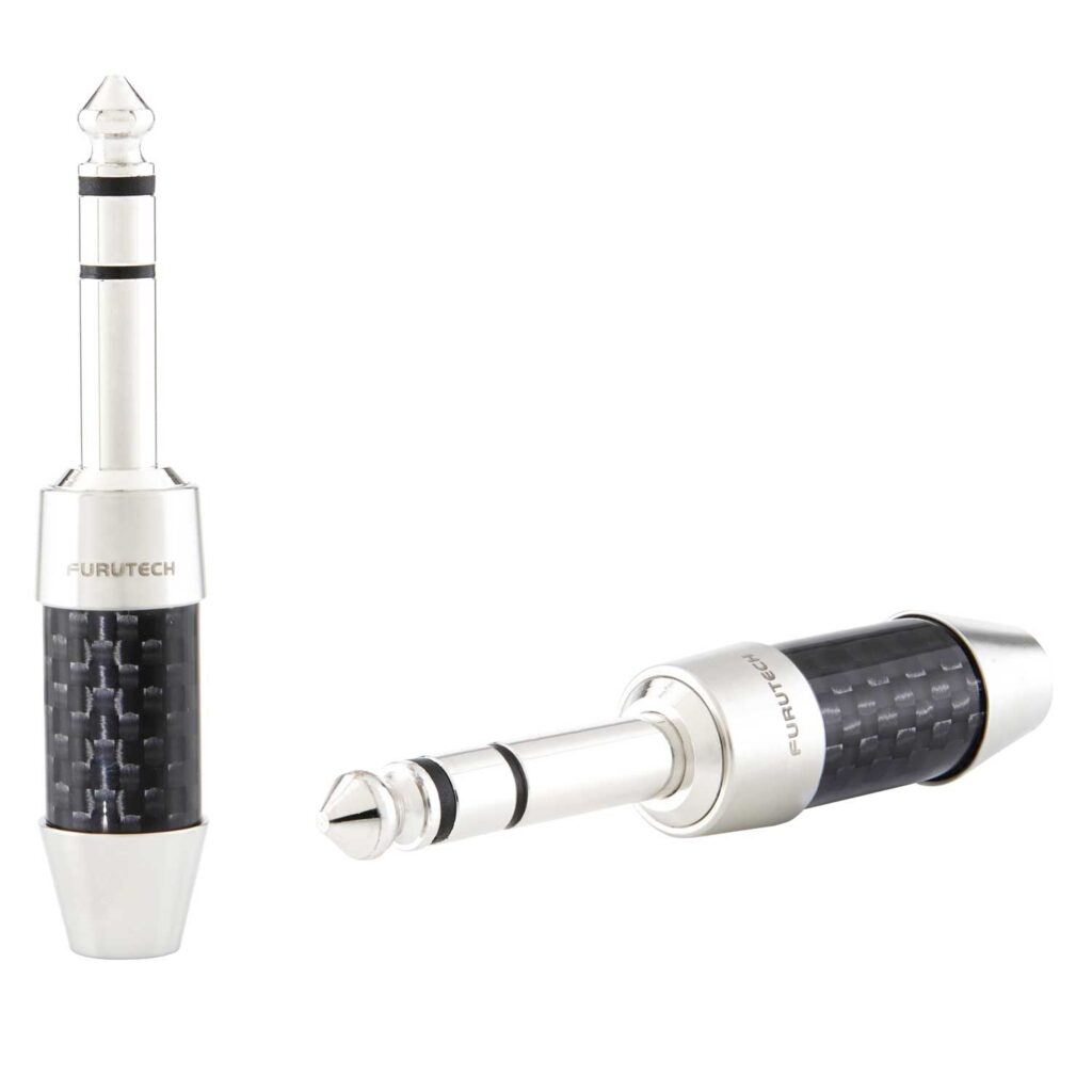 Furutech CF-763SM Rhodium 6.3mm TRS hoofdtelefoon-connector per stuk