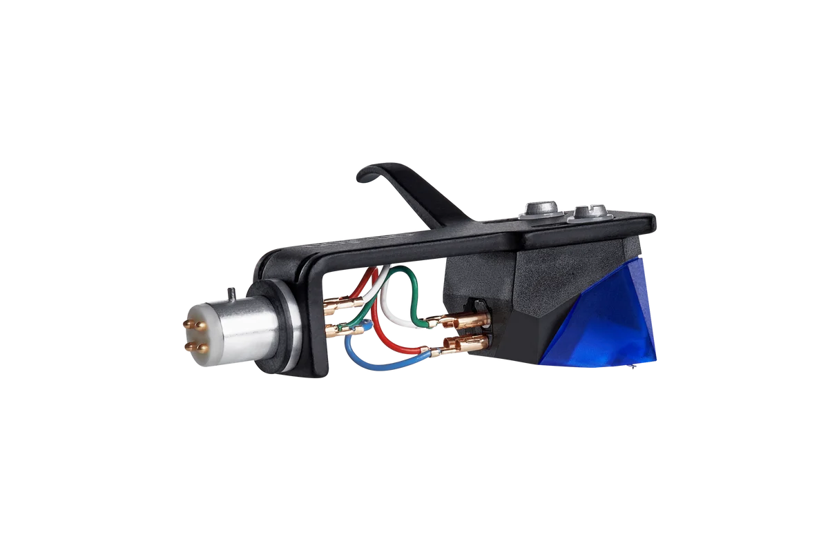 Ortofon 2M Blue Premounted MM-element | Naakte elliptische diamant | SH-4 Black headshell - Afbeelding 3