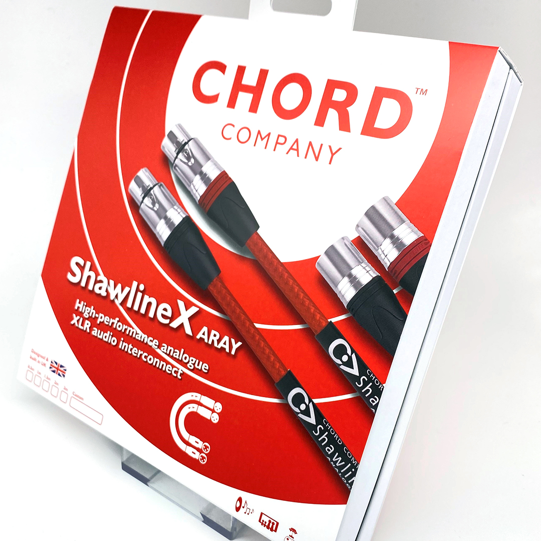 Chord Company Shawline X Aray Analogue XLR Interlink verzilverd koper stereoset 2 stuks vanaf 0,5 meter - Afbeelding 3