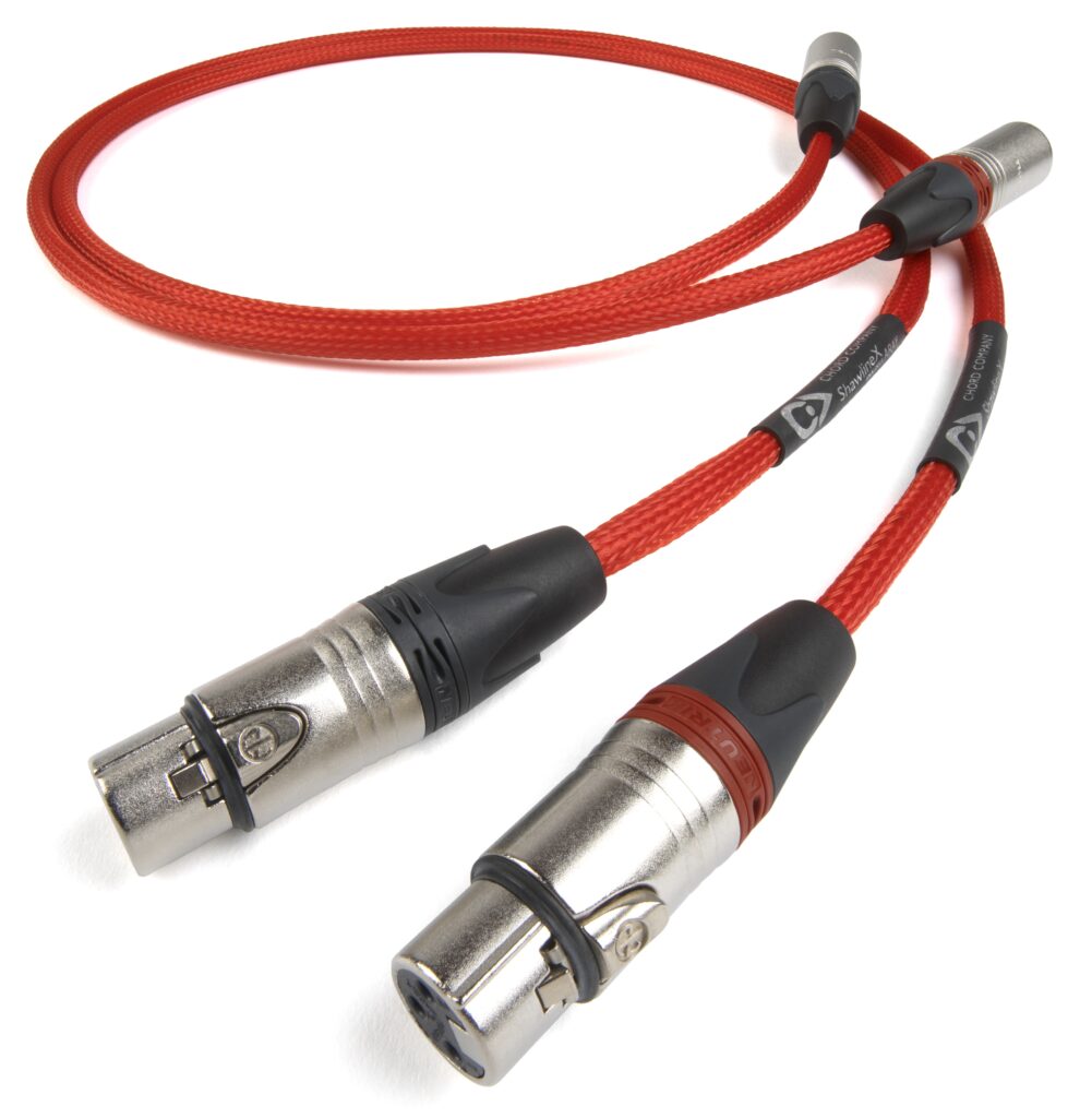 Chord Company Shawline X Aray Analogue XLR Interlink verzilverd koper stereoset 2 stuks vanaf 0,5 meter