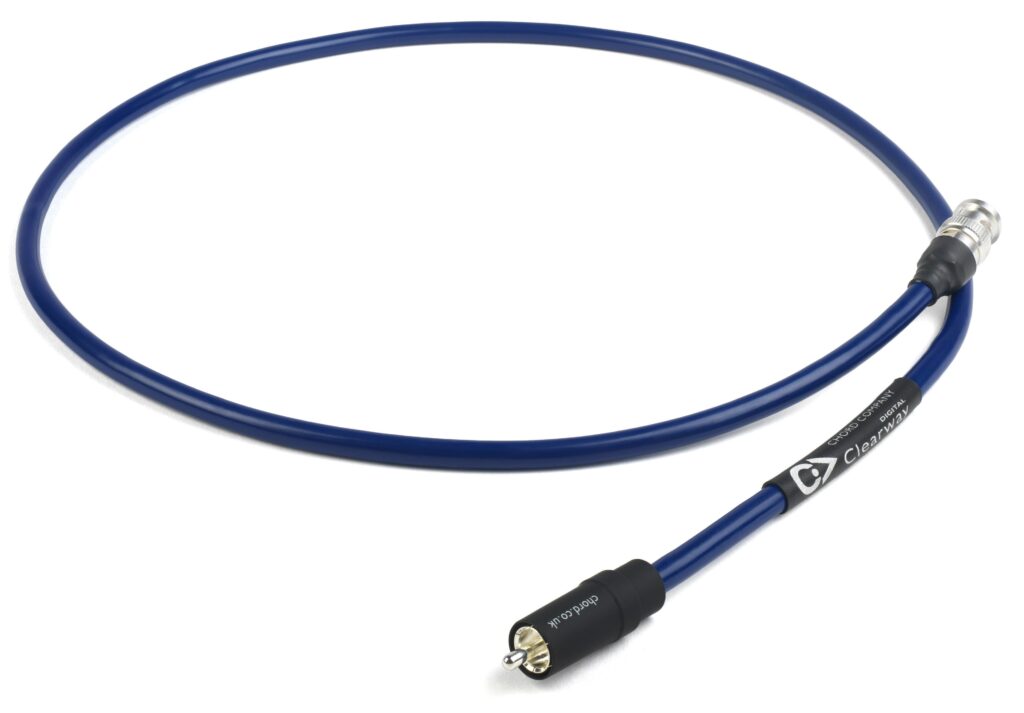 Chord Company Clearway BNC digitale interconcect S/PDIF - 75 Ohm single vanaf 0,5 meter