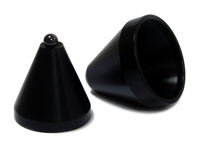 Cold Ray Ceramic Resonator - Ontkoppelaar | Ø 38 x H 40 mm | Set van 3 of 4 | Zilver of Zwart - Afbeelding 3