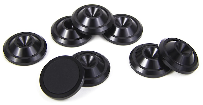 Cold Ray Spike Protector 3 Small Onderlegringen voor Spikes | 33 x 10 mm | Set van 8 | Zilver of Zwart - Afbeelding 3