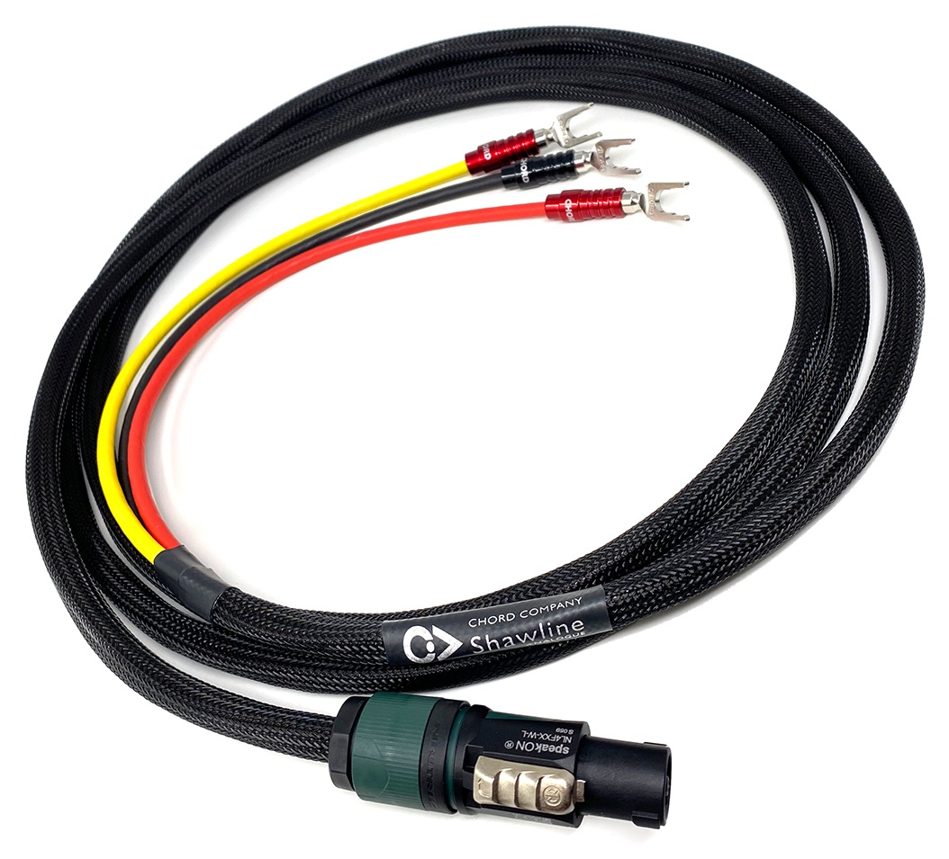 Chord Company Shawline High-Level SpeakON Subwooferkabel | verzilverd koper | 3 x 14 AWG - Afbeelding 2