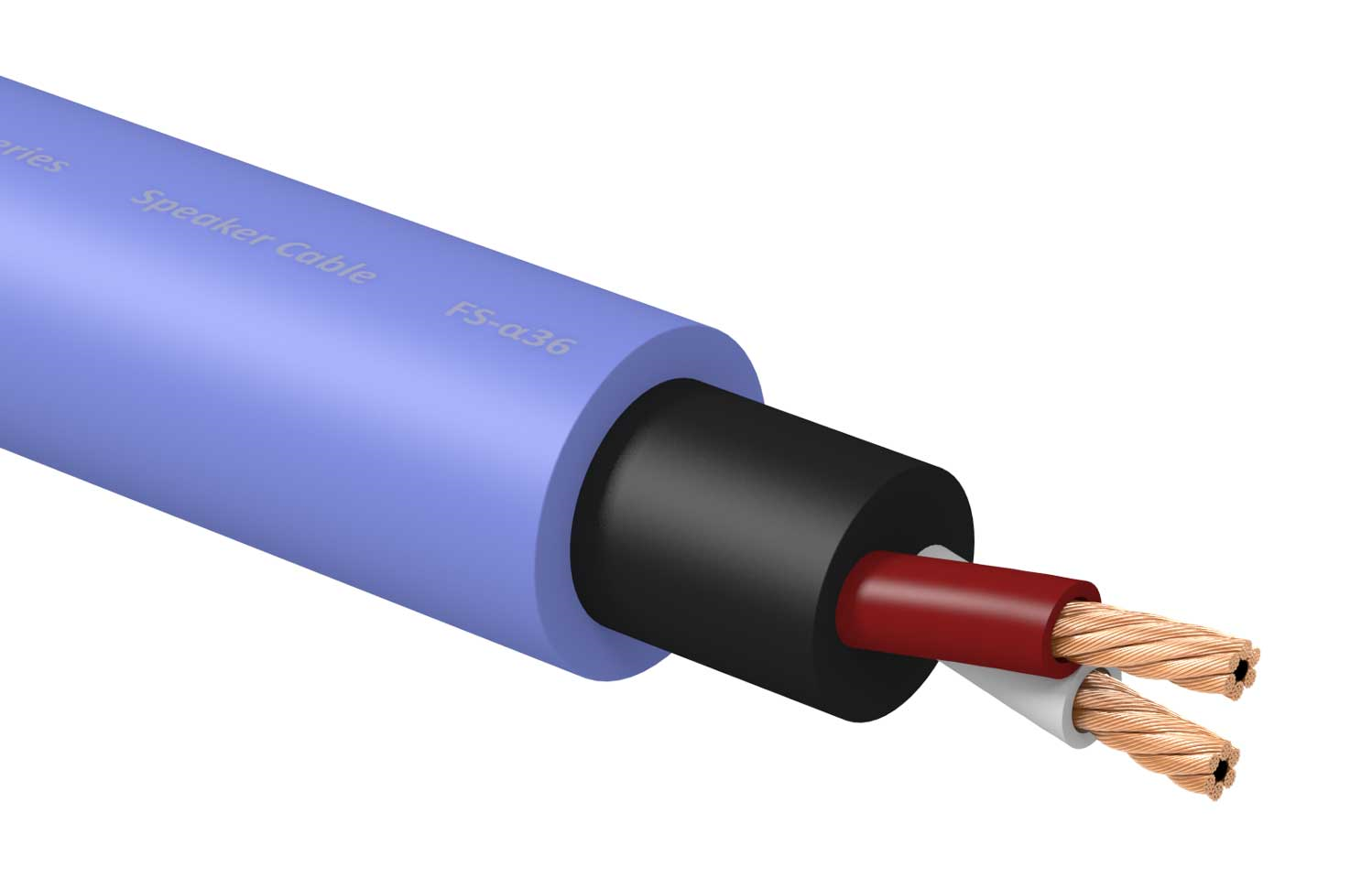 Furutech FS-α36 | Luidsprekerkabel | OCC-koper | Alpha-behandeling | 2 × 3,05 mm² | 12 AWG | per meter - Afbeelding 2