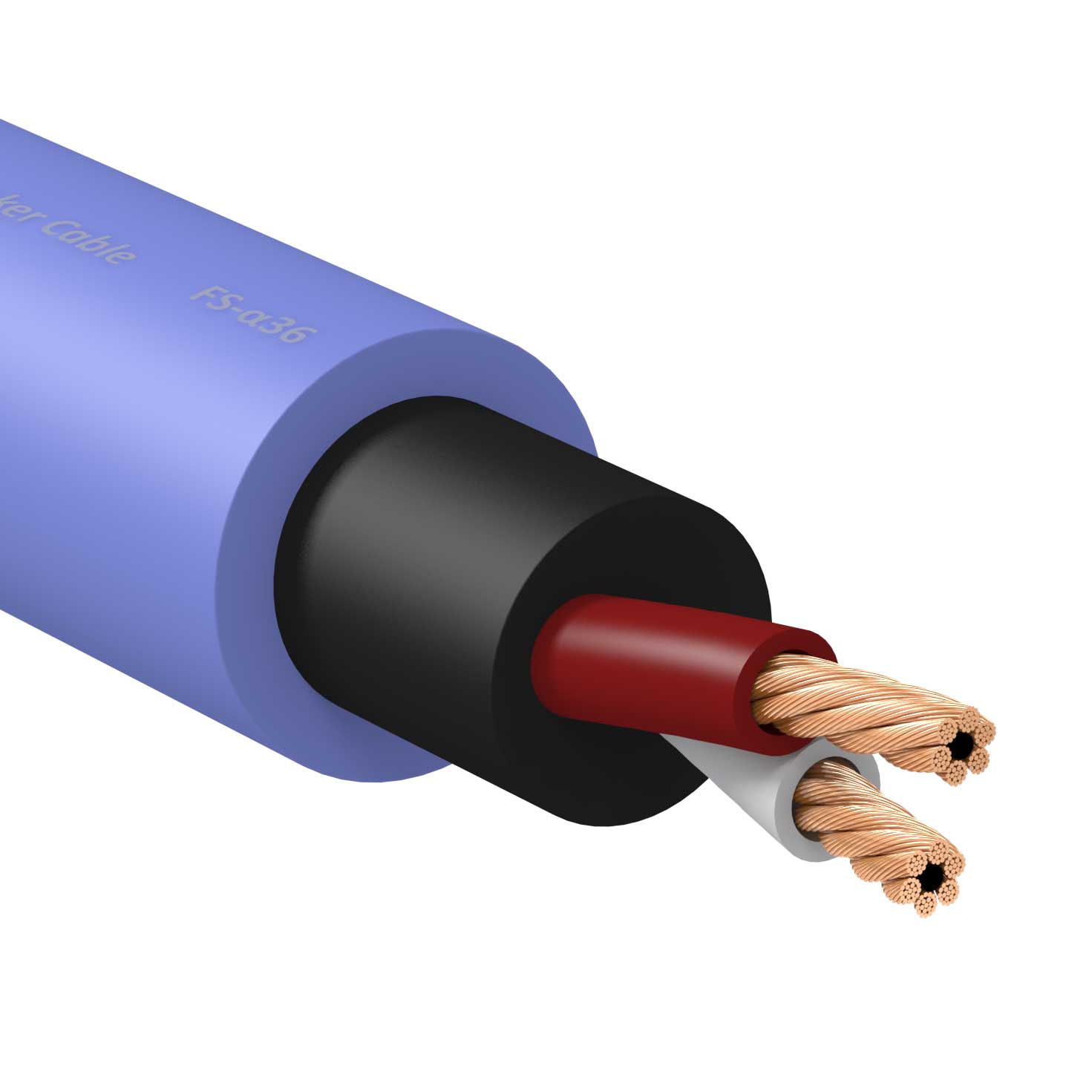 Furutech FS-α36 | Luidsprekerkabel | OCC-koper | Alpha-behandeling | 2 × 3,05 mm² | 12 AWG | per meter - Afbeelding 3