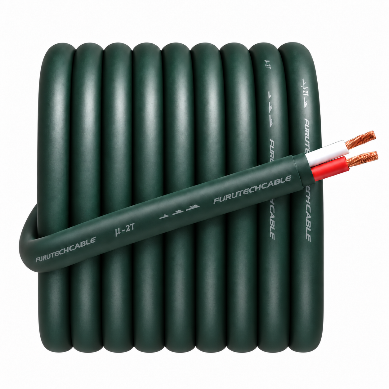 Furutech μ-2T single-wire luidsprekerkabel | Alpha μ-OFC koper | 2 × 3,05 mm² | 12 AWG | per meter - Afbeelding 2