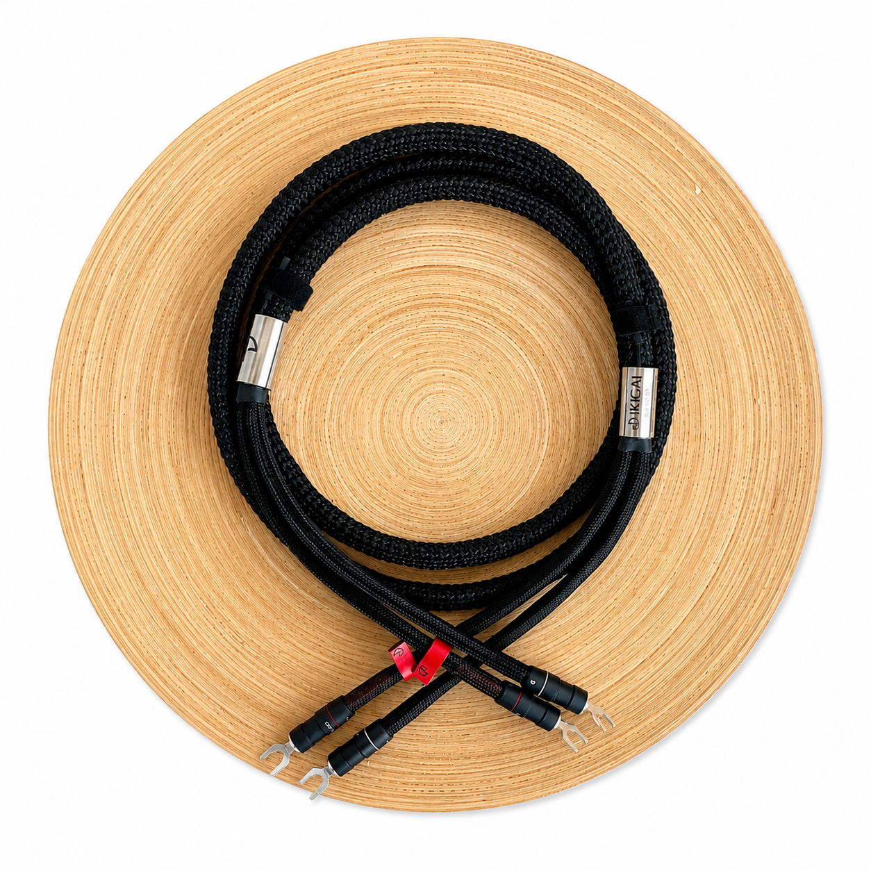 IKIGAI Audio KANGAI luidsprekerkabel 5N puur zilveren 5N en 24K gouden monokristal geleiders - Afbeelding 2