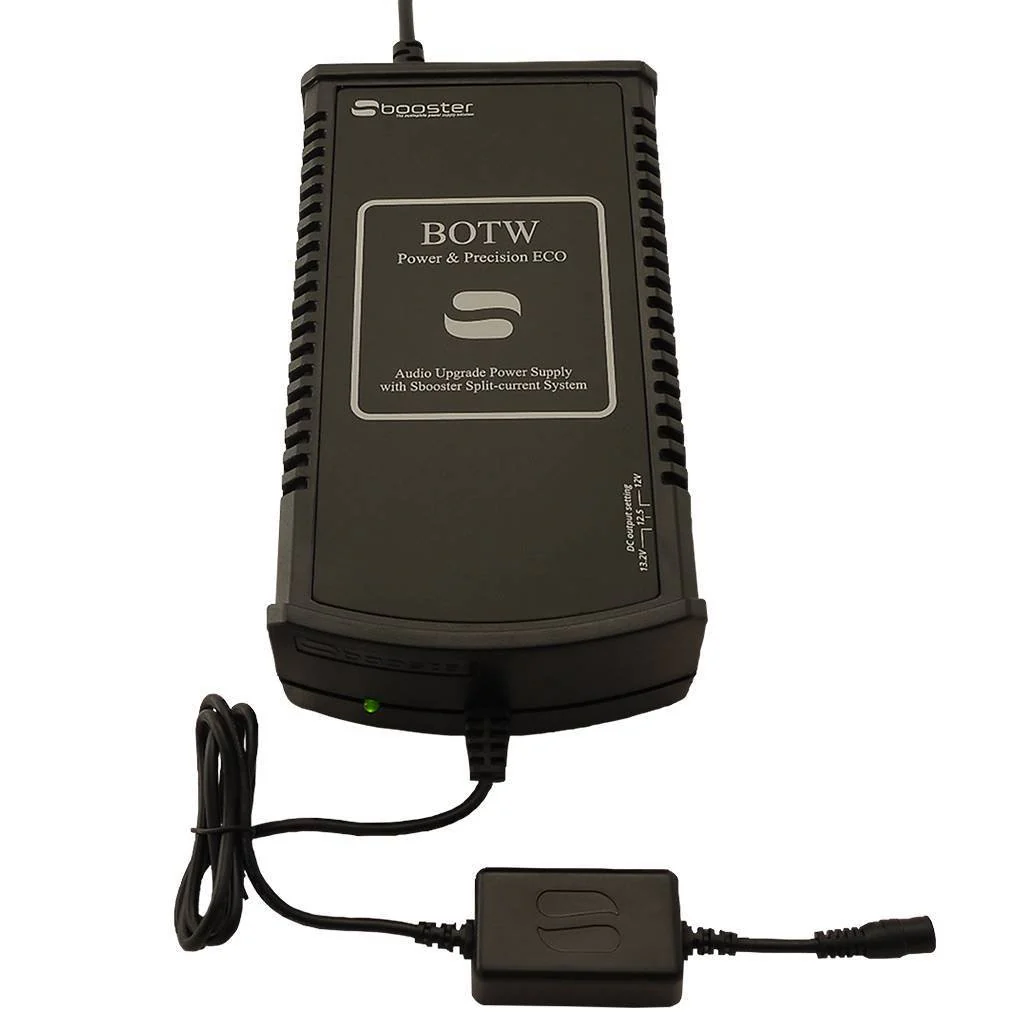 Sbooster BOTW P&P ECO MKII lineaire DC-voeding 5V, 9V, 12V, 15V, 18V of 24V