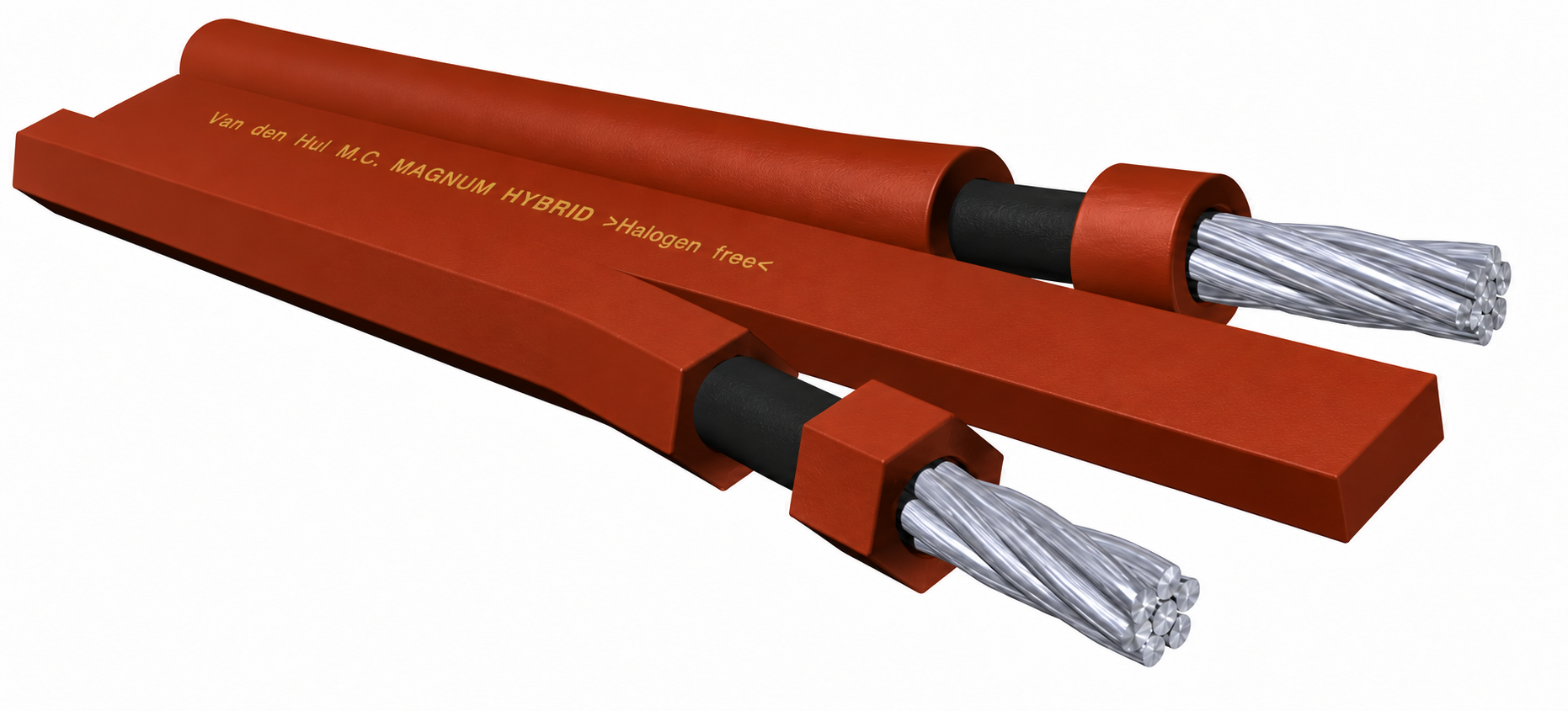 Van den Hul Magnum Hybrid MKII | luidsprekerkabel | verzilverd OFC | 2 × 8,54 mm² | AWG 8 | per meter - Afbeelding 2