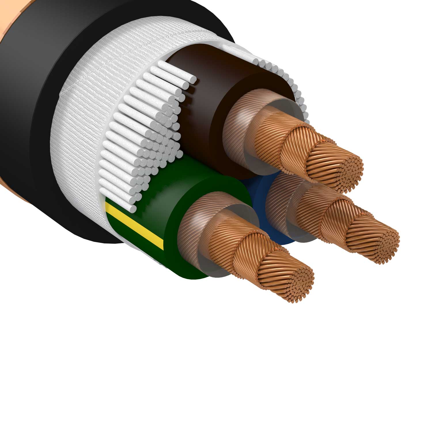 Furutech OCC-DUCC DPS 4.1 Limited Edition High End voedingskabel 4.02mm² Ø17mm onafgewerkt per meter - Afbeelding 3