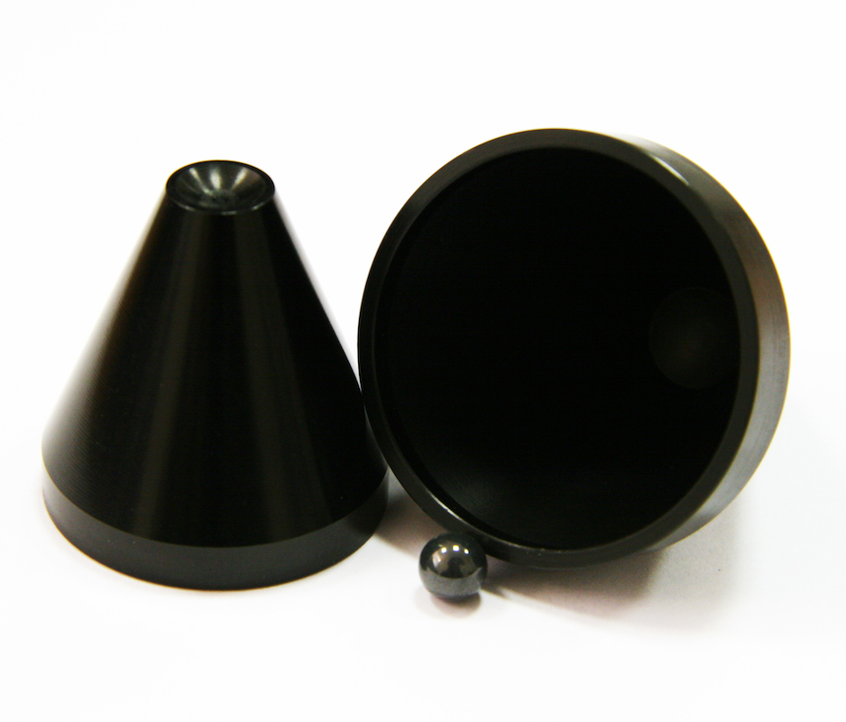 Cold Ray Ceramic Resonator - Ontkoppelaar | Ø 38 x H 40 mm | Set van 3 of 4 | Zilver of Zwart - Afbeelding 4