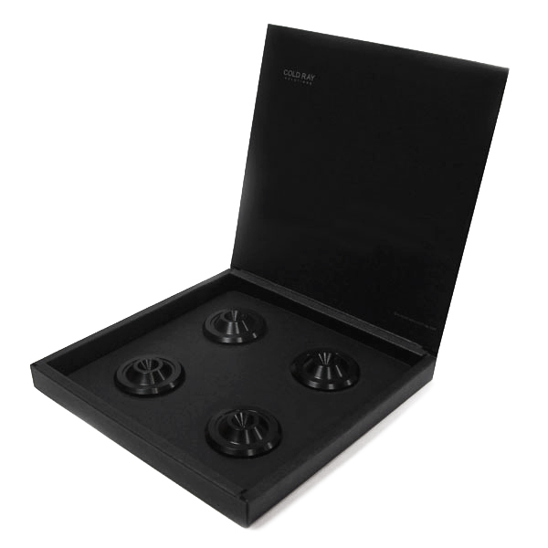 Cold Ray Spike Protector 2 Medium Onderlegringen voor Spikes | 40 x 10 mm | Set van 4 | Zilver of Zwart - Afbeelding 8