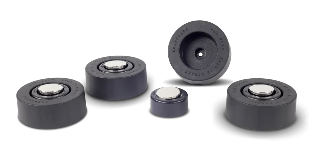 Soundcare Mercur speakerfeet ontkoppelaars voor audiocomponenten