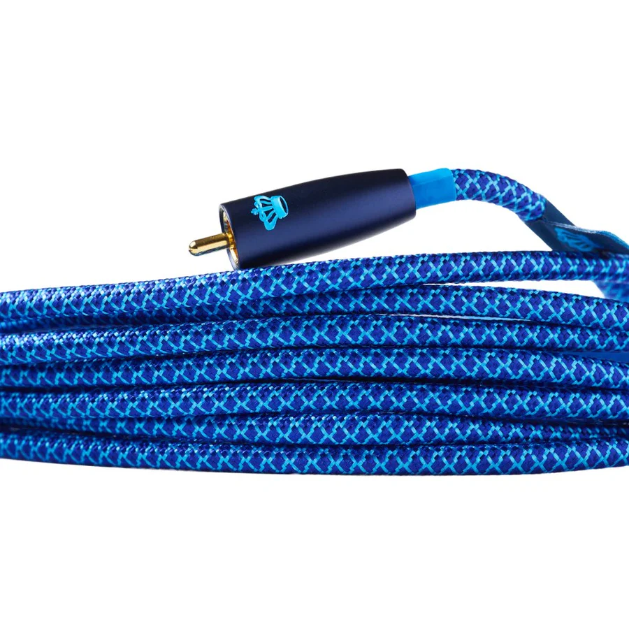 REL Commodore .1/LFE RCA Supplex Blue subwooferkabel - Afbeelding 4