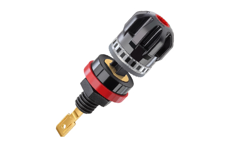 WBT-0703 Cu Nextgen speakerterminal set 4 stuks in showcase